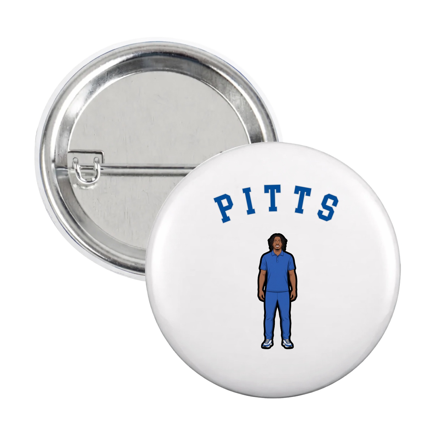 Game Day Button — Shirsey Arch in White