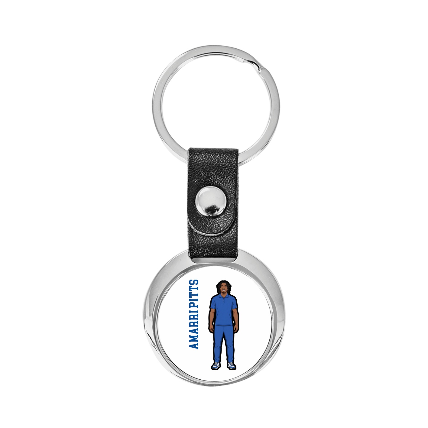 Key Chain — Name Vertical in Classic