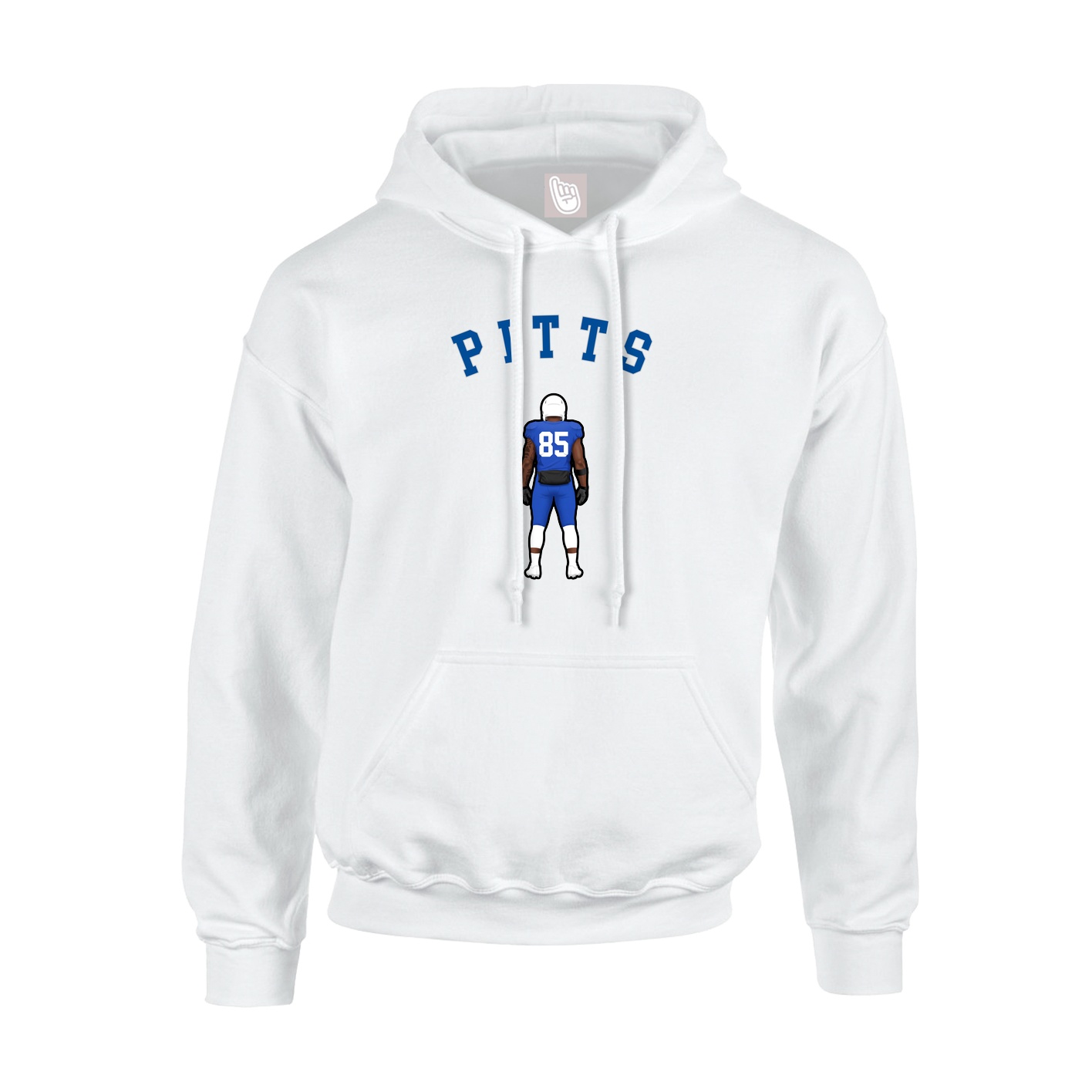 Hoodie — Shirsey Arch in White