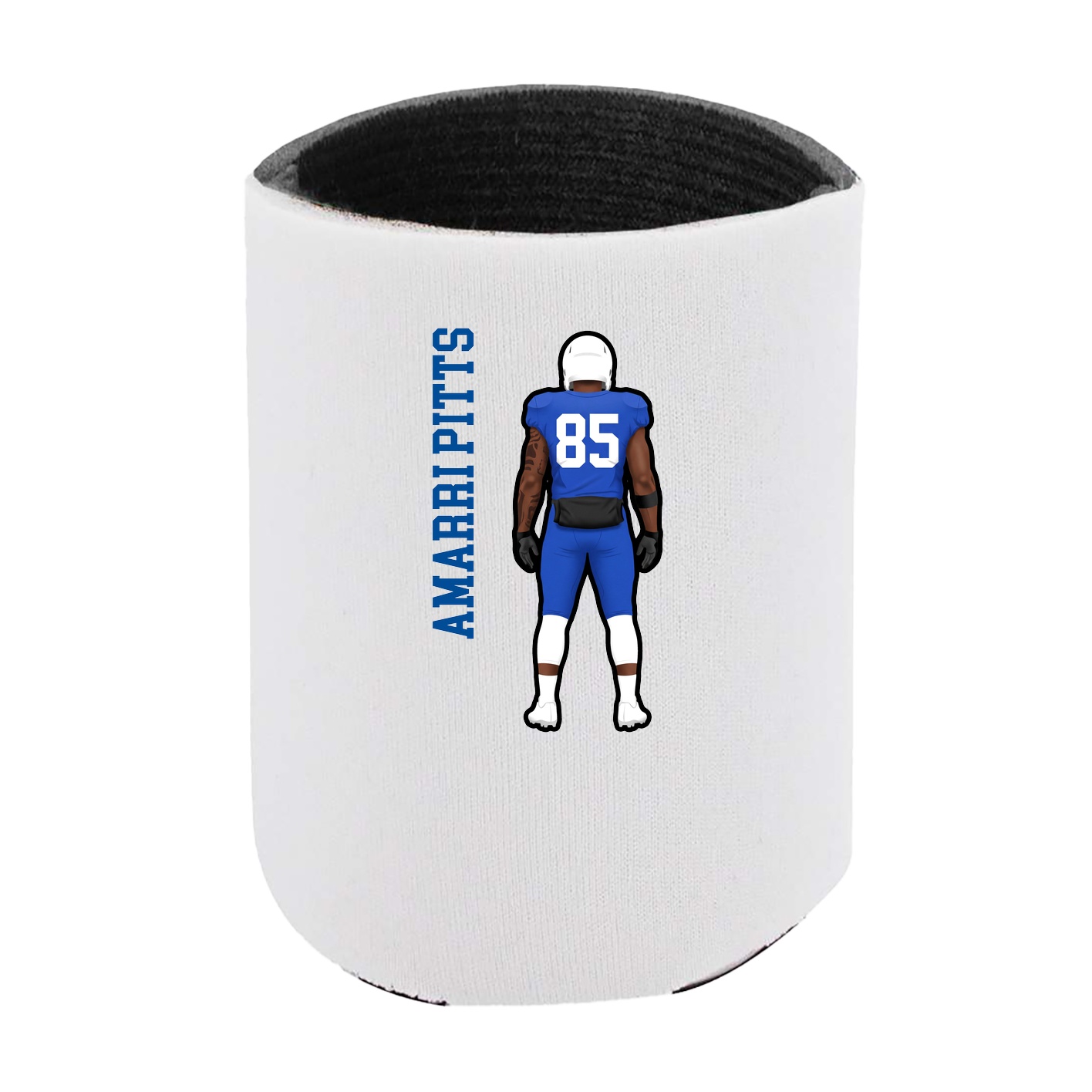 Can Holder — Name Vertical in White