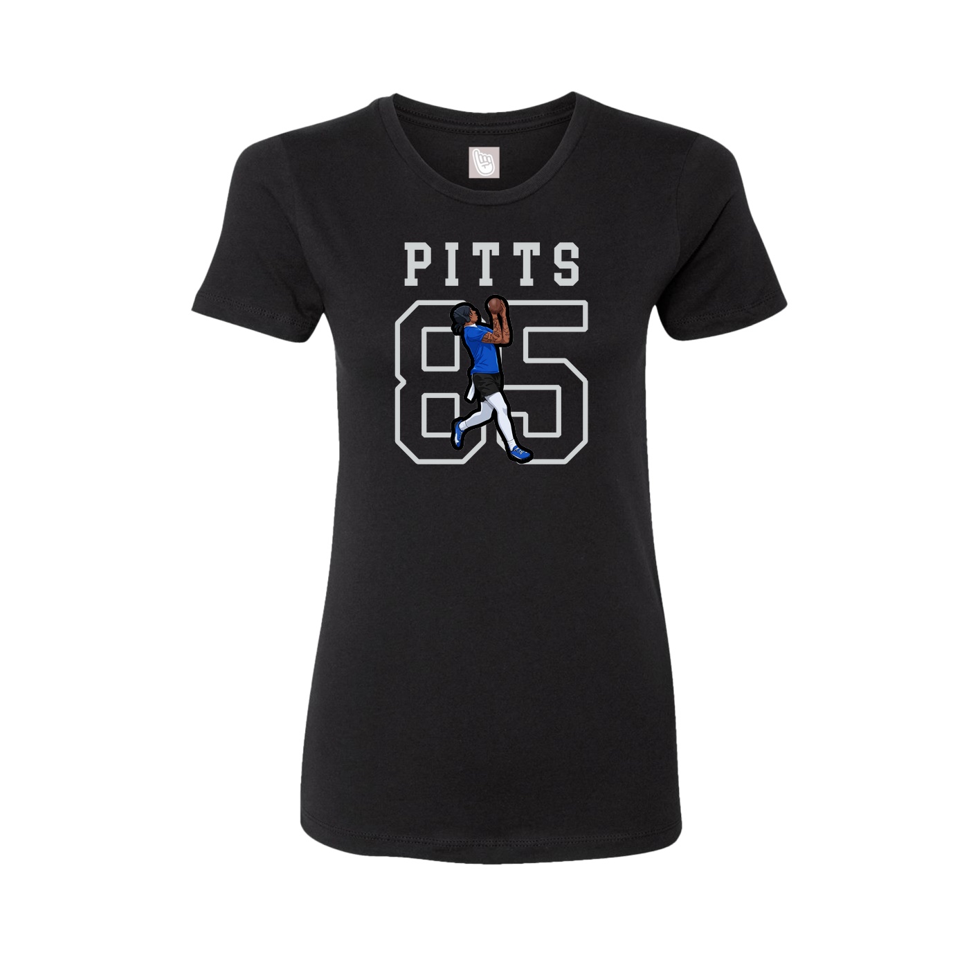 Fitted Women's Tee — Shirsey in Black