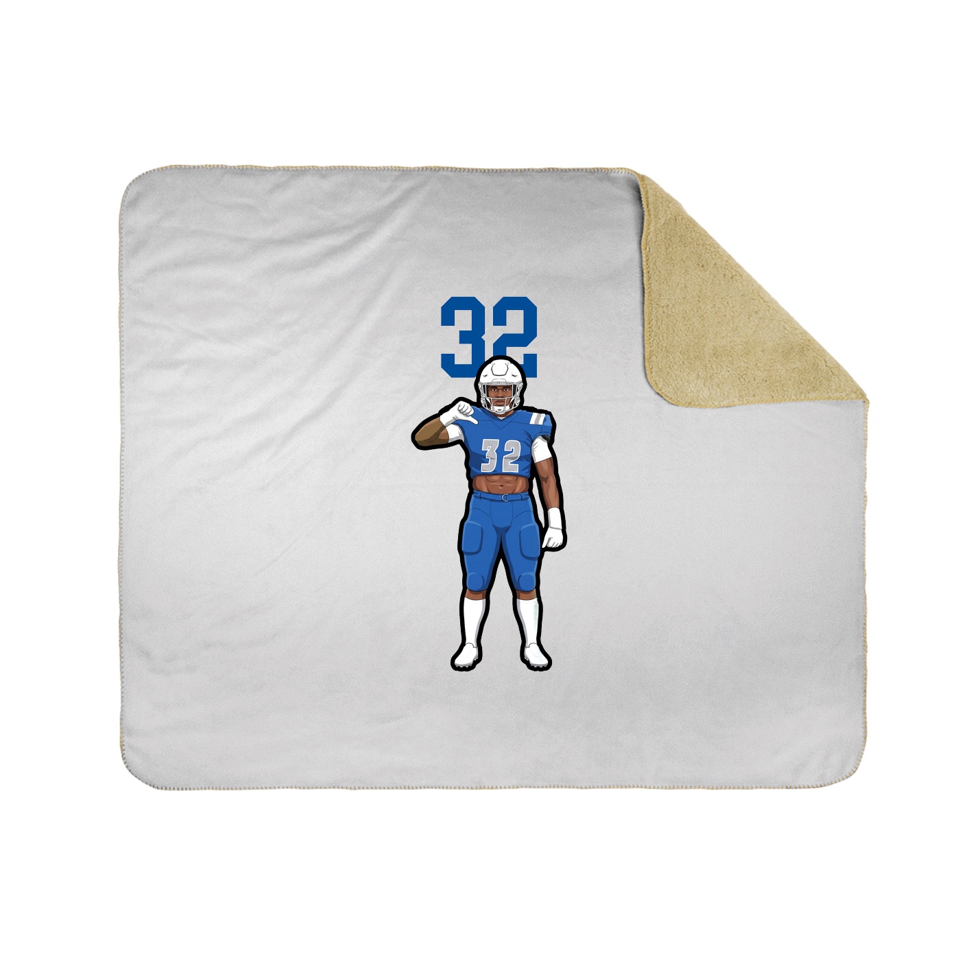 50x60 Sherpa Lined Throw Blanket