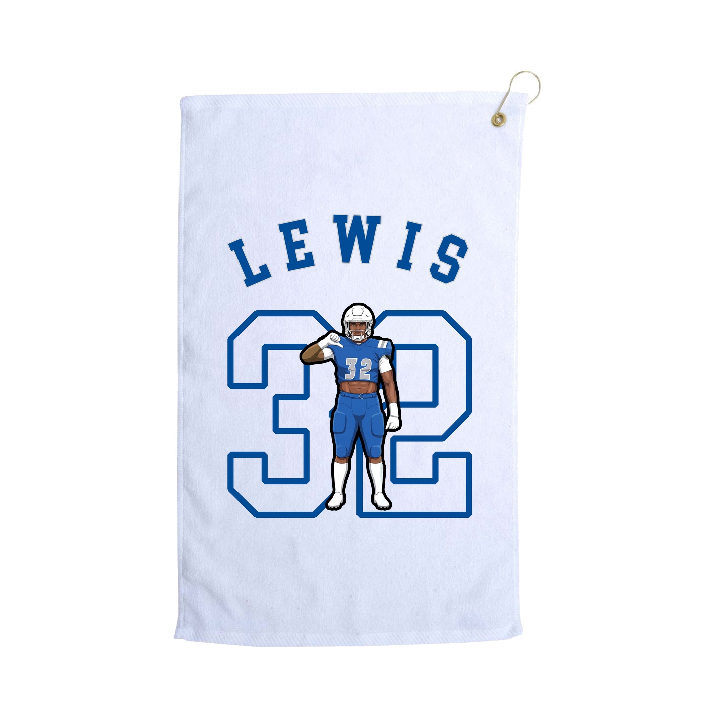 Golf Towel — Shirsey Arch in White