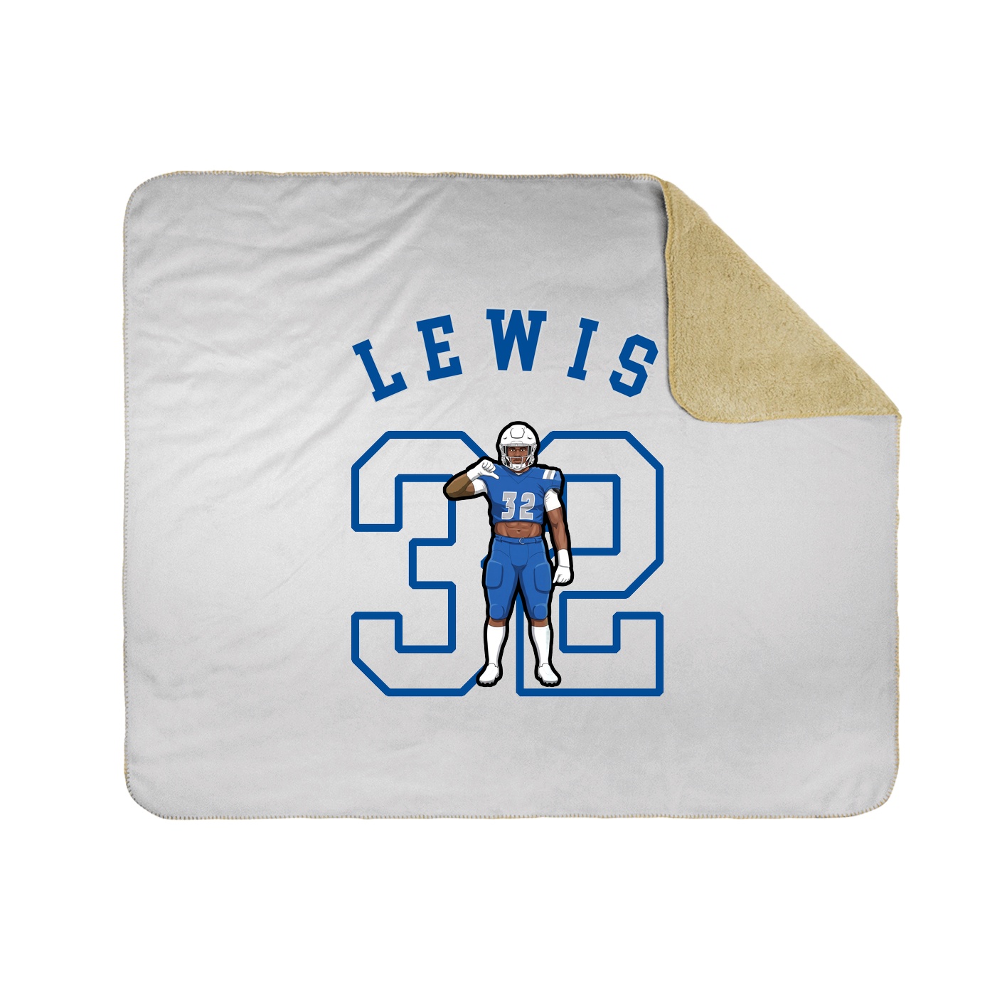 50x60 Sherpa Lined Throw Blanket