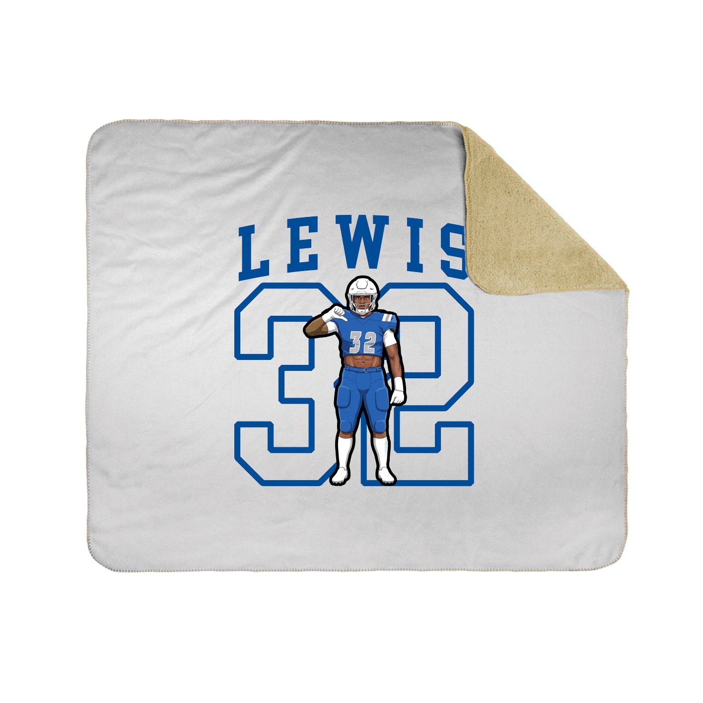 50x60 Sherpa Lined Throw Blanket