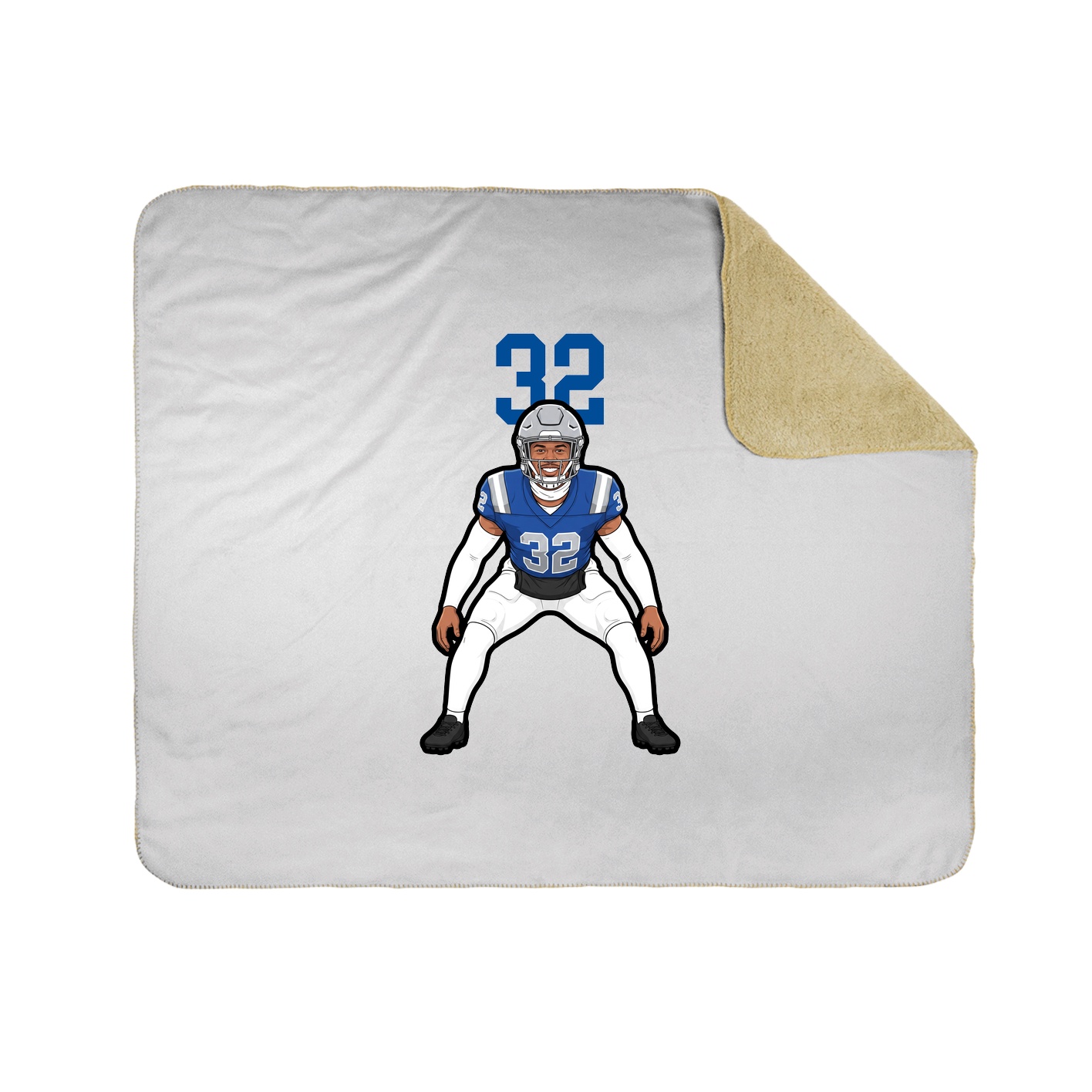 50x60 Sherpa Lined Throw Blanket