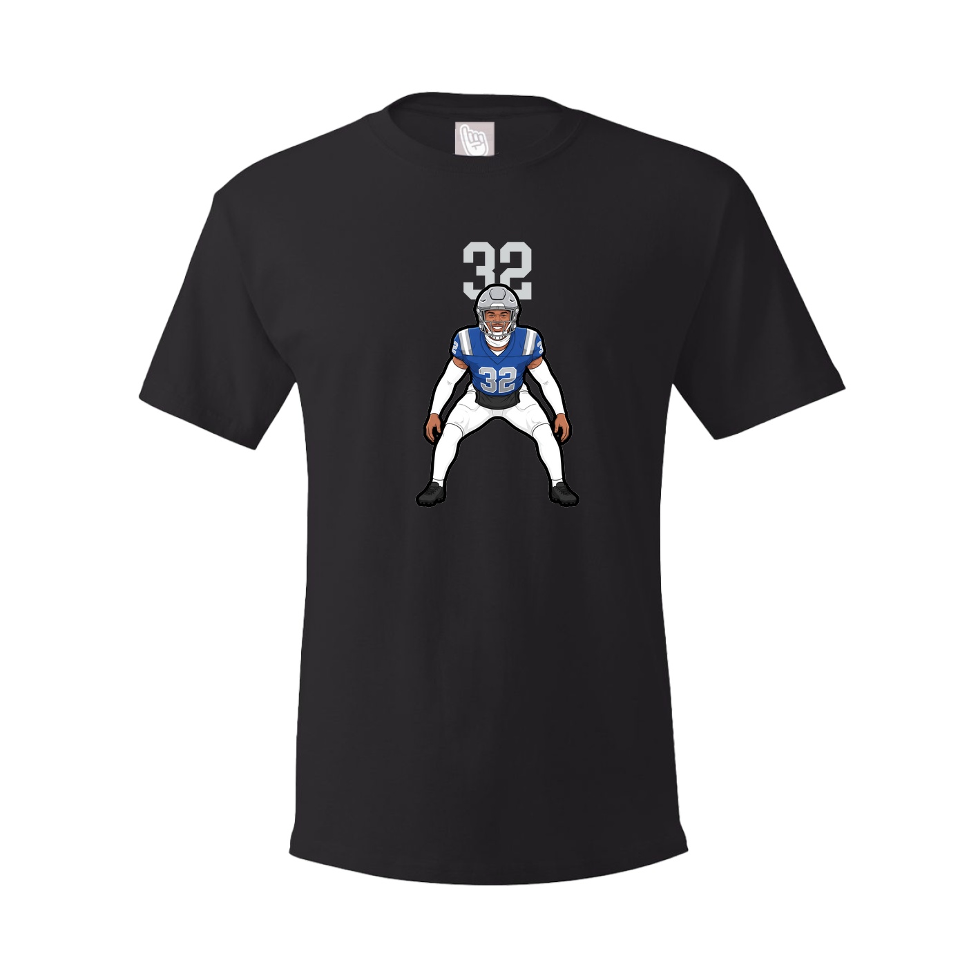 Tee — Number Top in Black