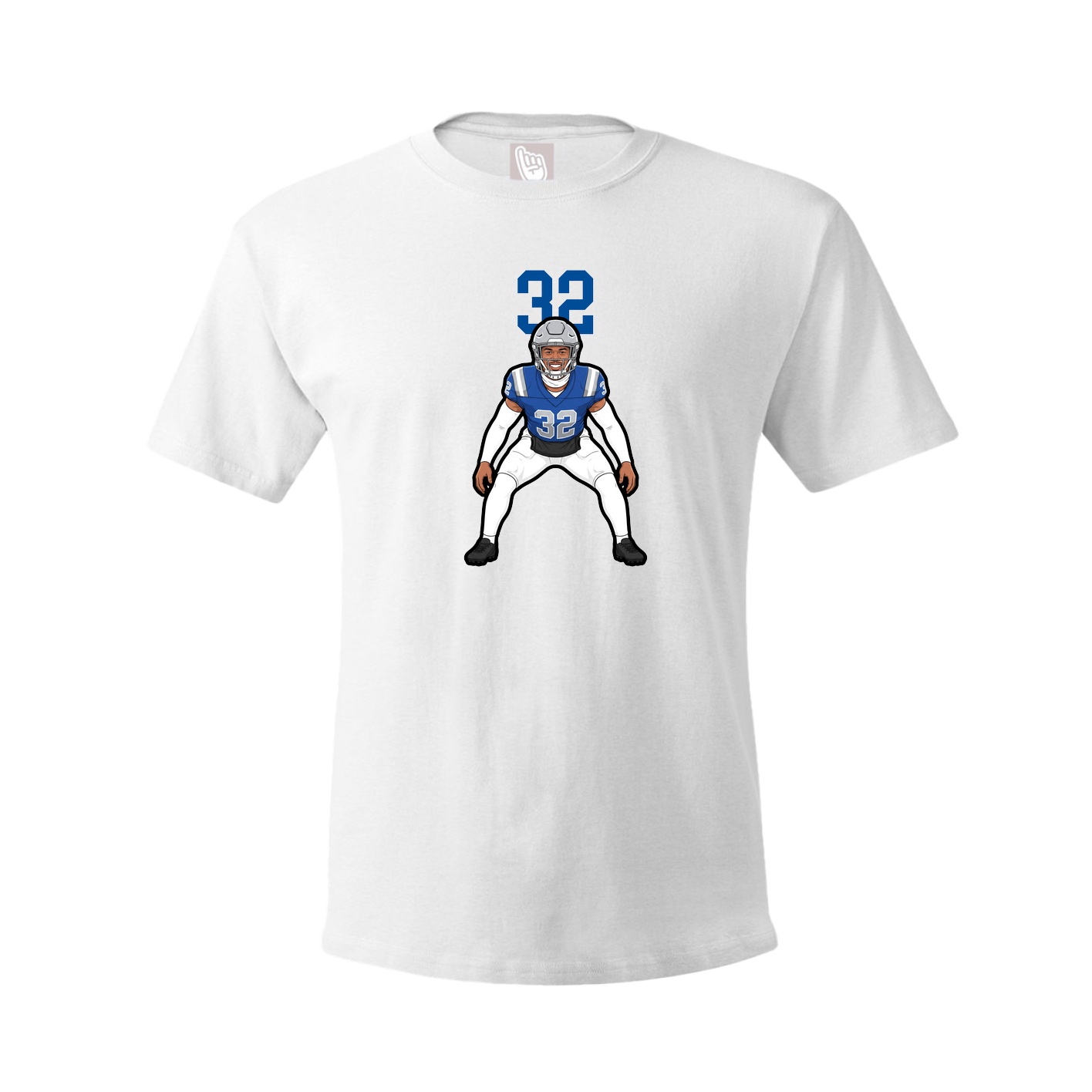 Tee — Number Top in White