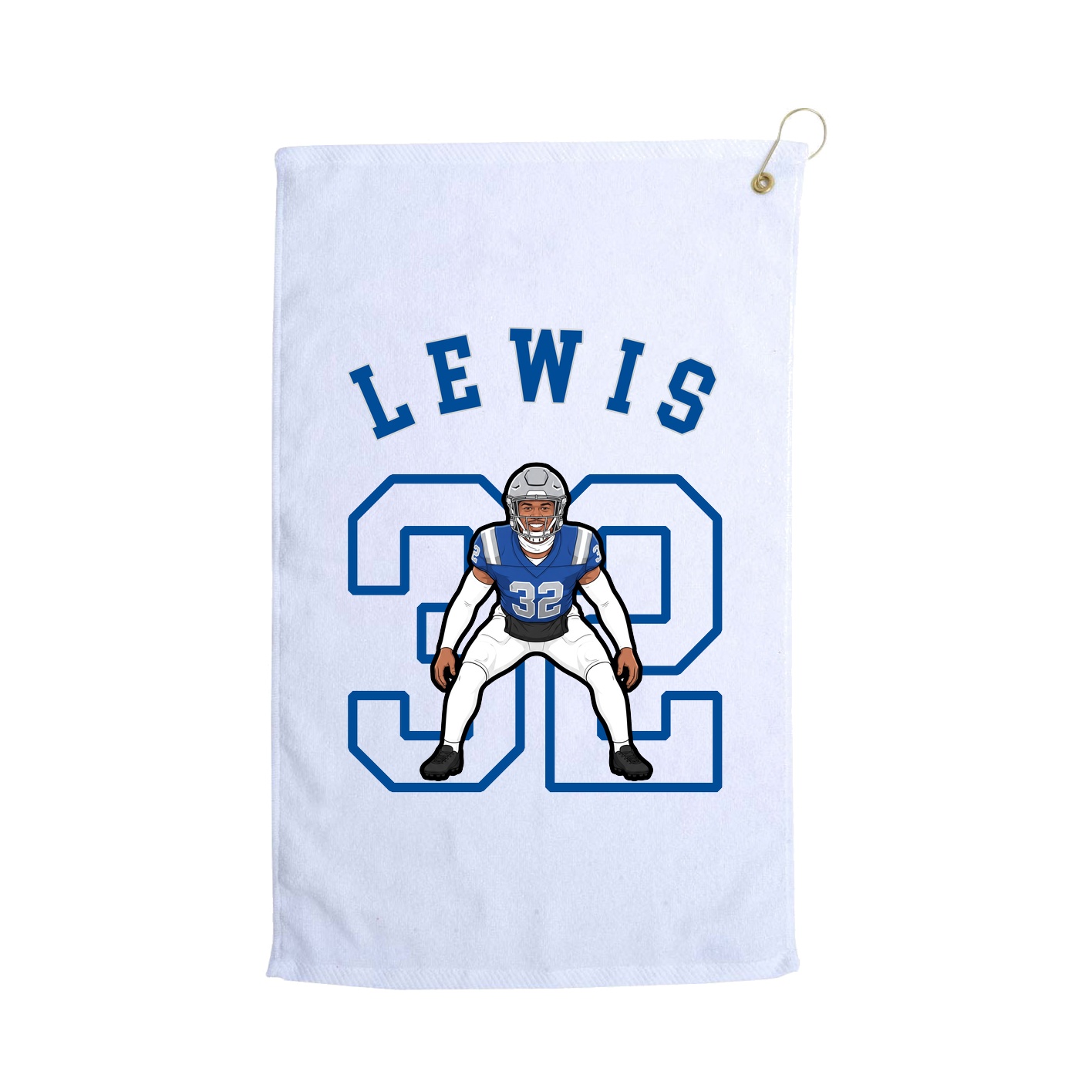 Golf Towel — Shirsey Arch in White