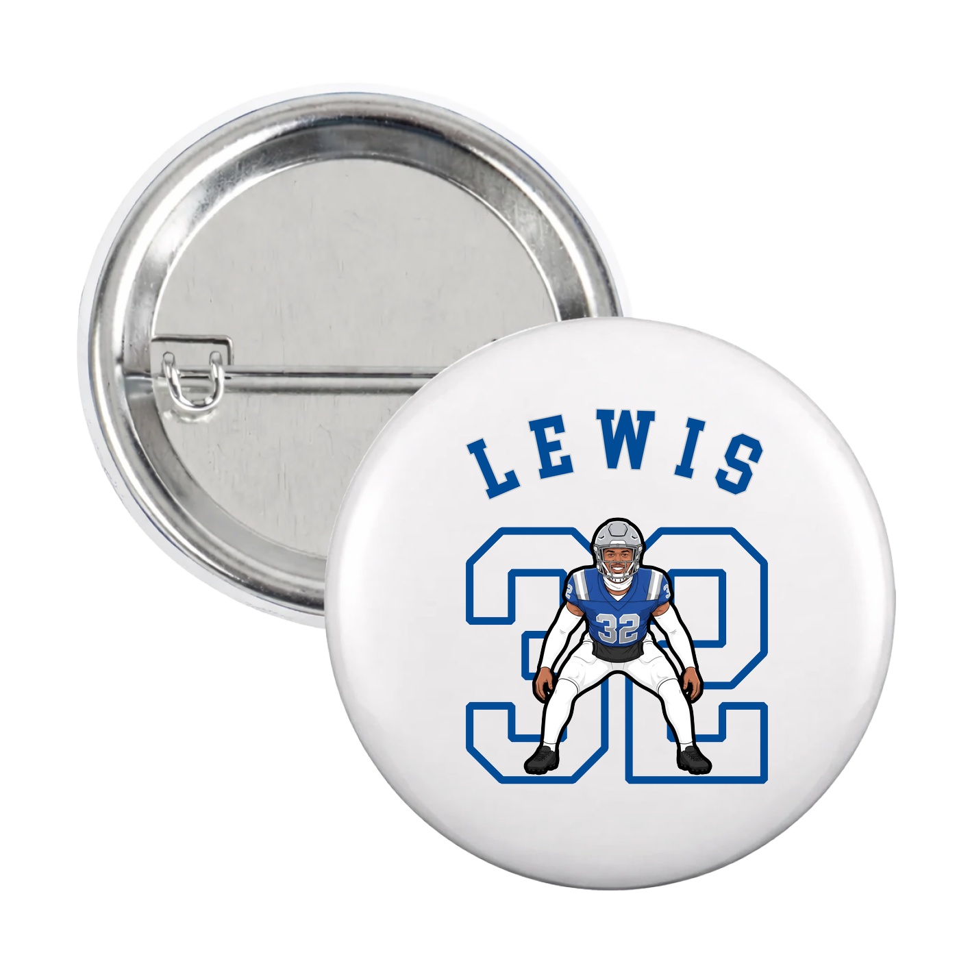 Game Day Button — Shirsey Arch in White