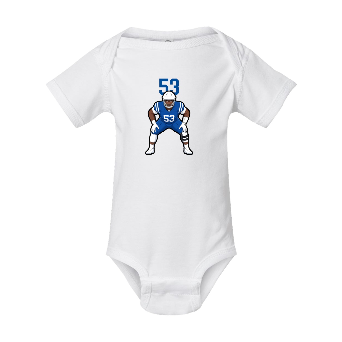 Baby Onesie — Number Top in White