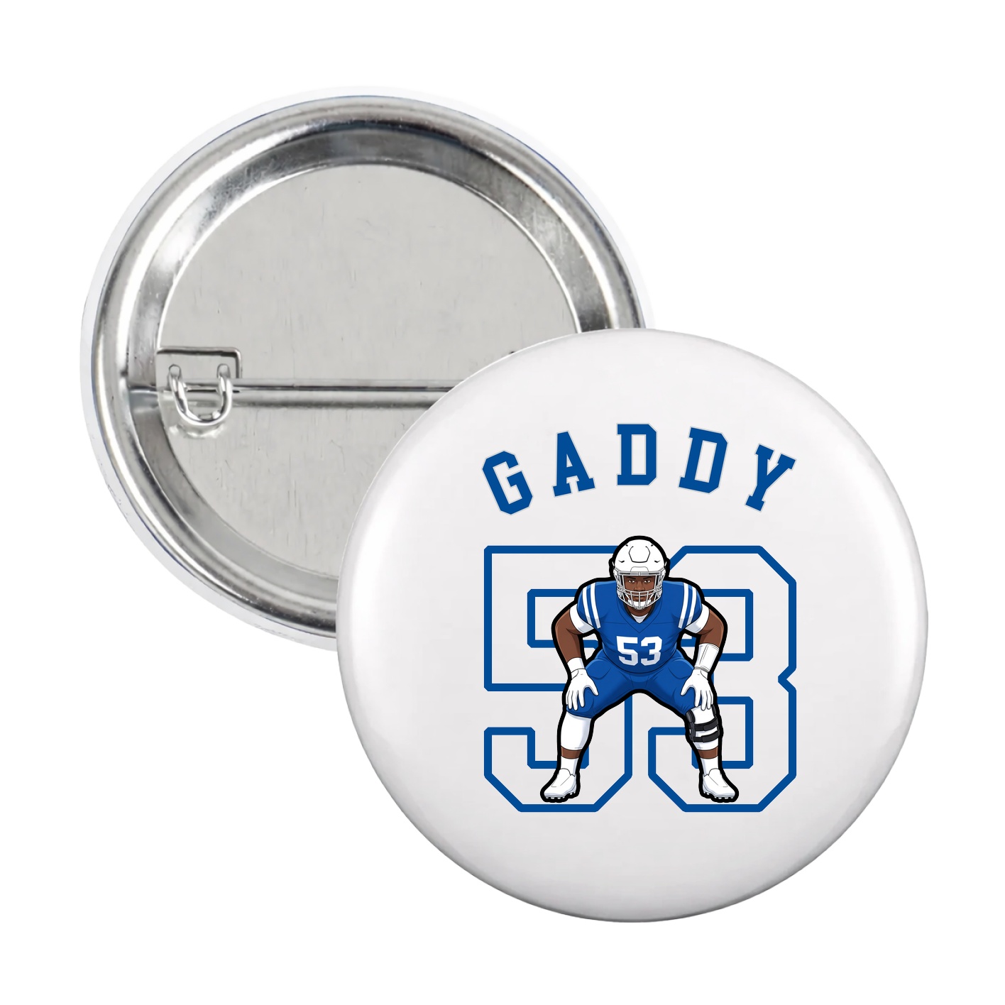 Game Day Button — Shirsey Arch in White