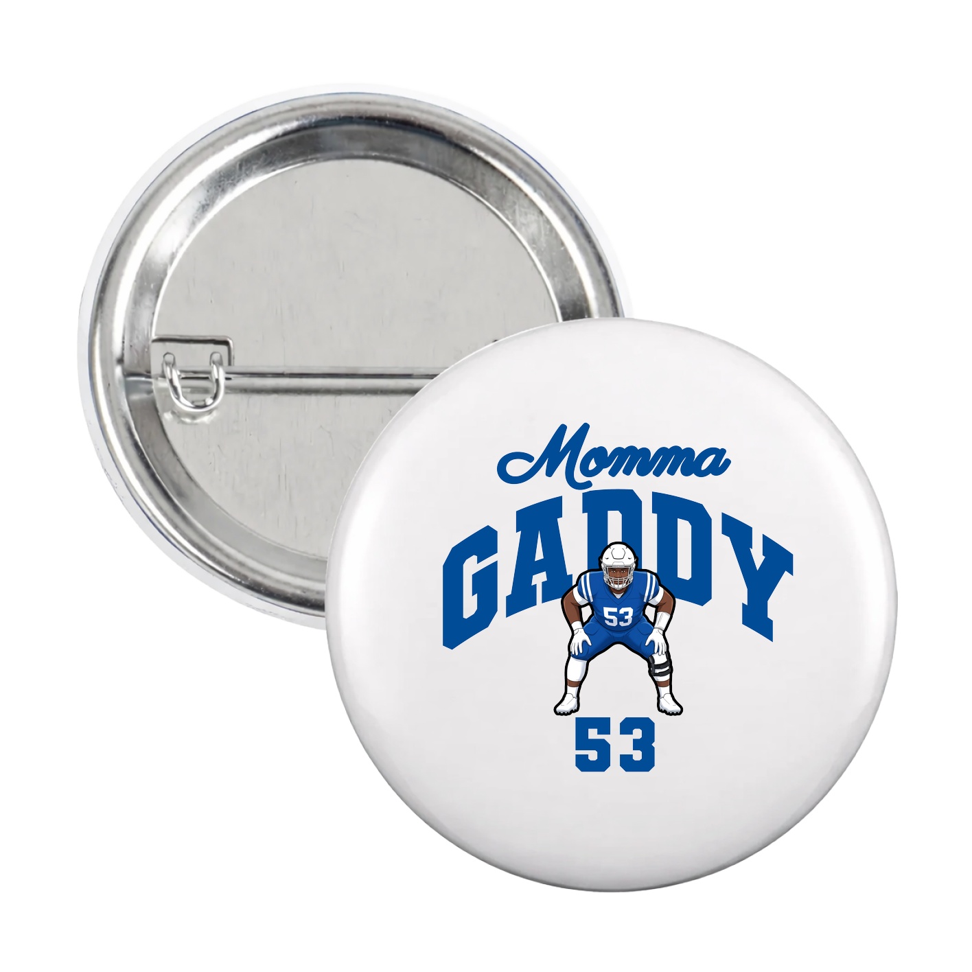 Game Day Button — Mothers Day Arch in White