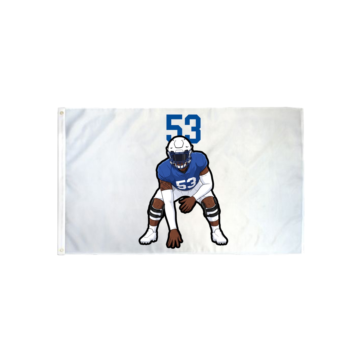3x5 Flag — Number Top in Classic