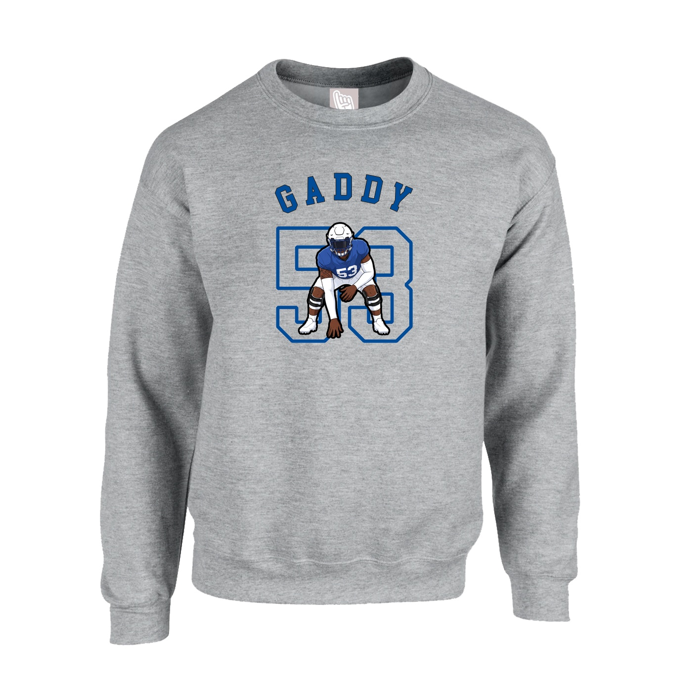 Fleece Crew — Shirsey Arch in Grey