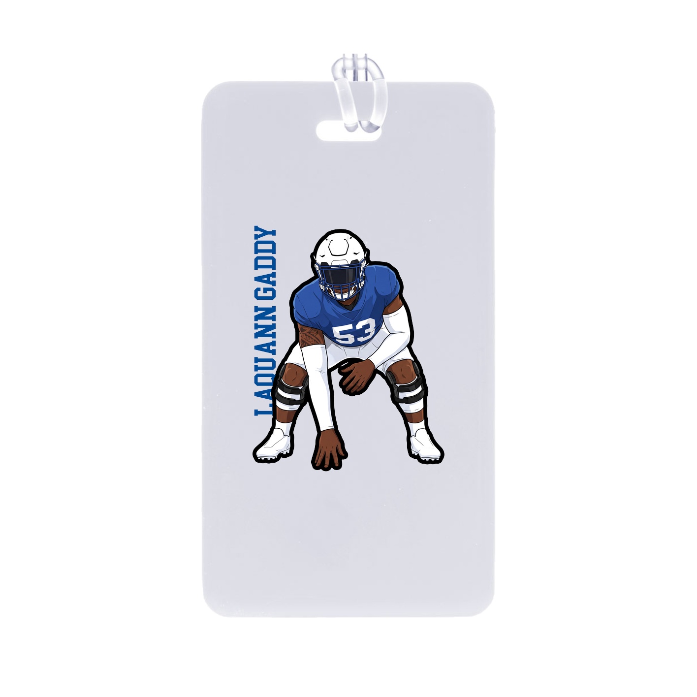 Bag Tag — Name Vertical in Classic