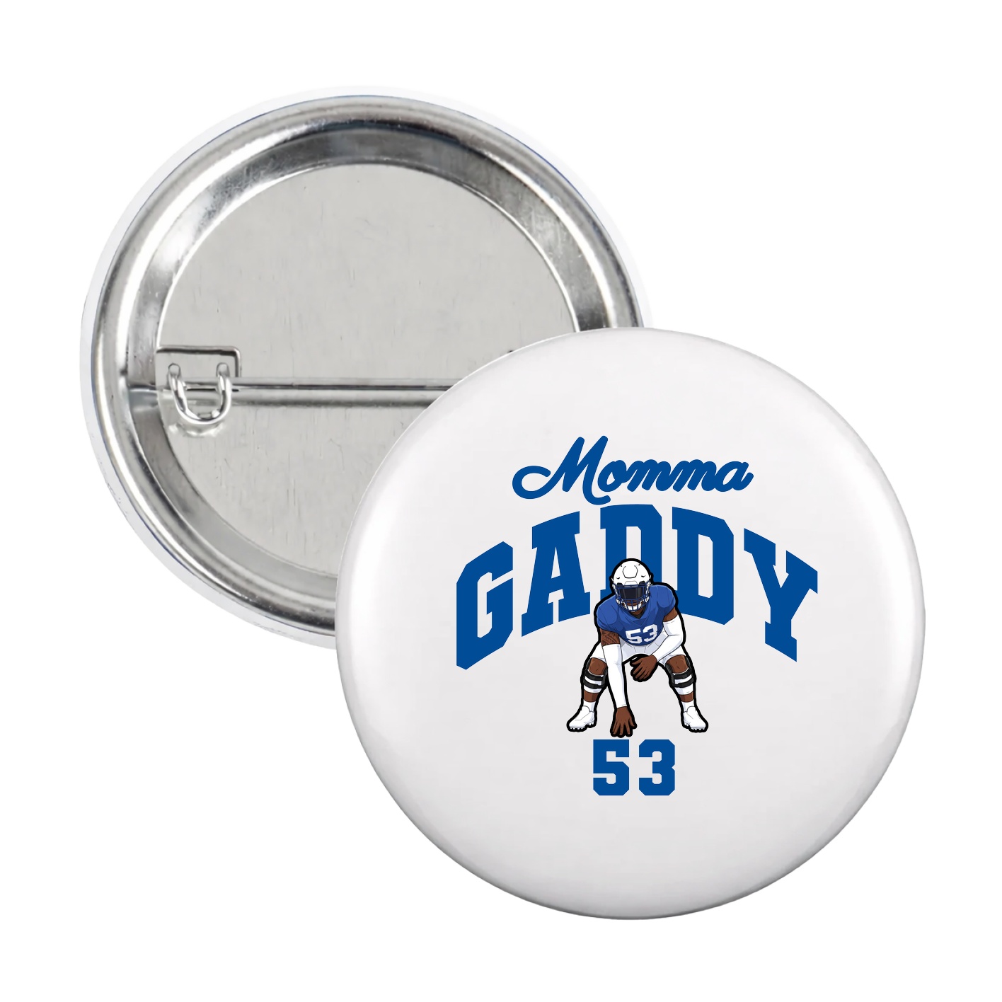 Game Day Button — Mothers Day Arch in White