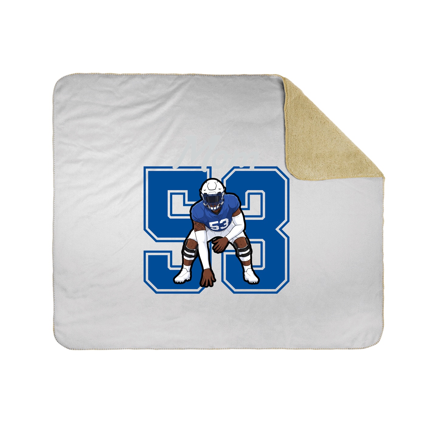 Throw Blanket — Mothers Day Shirsey in White