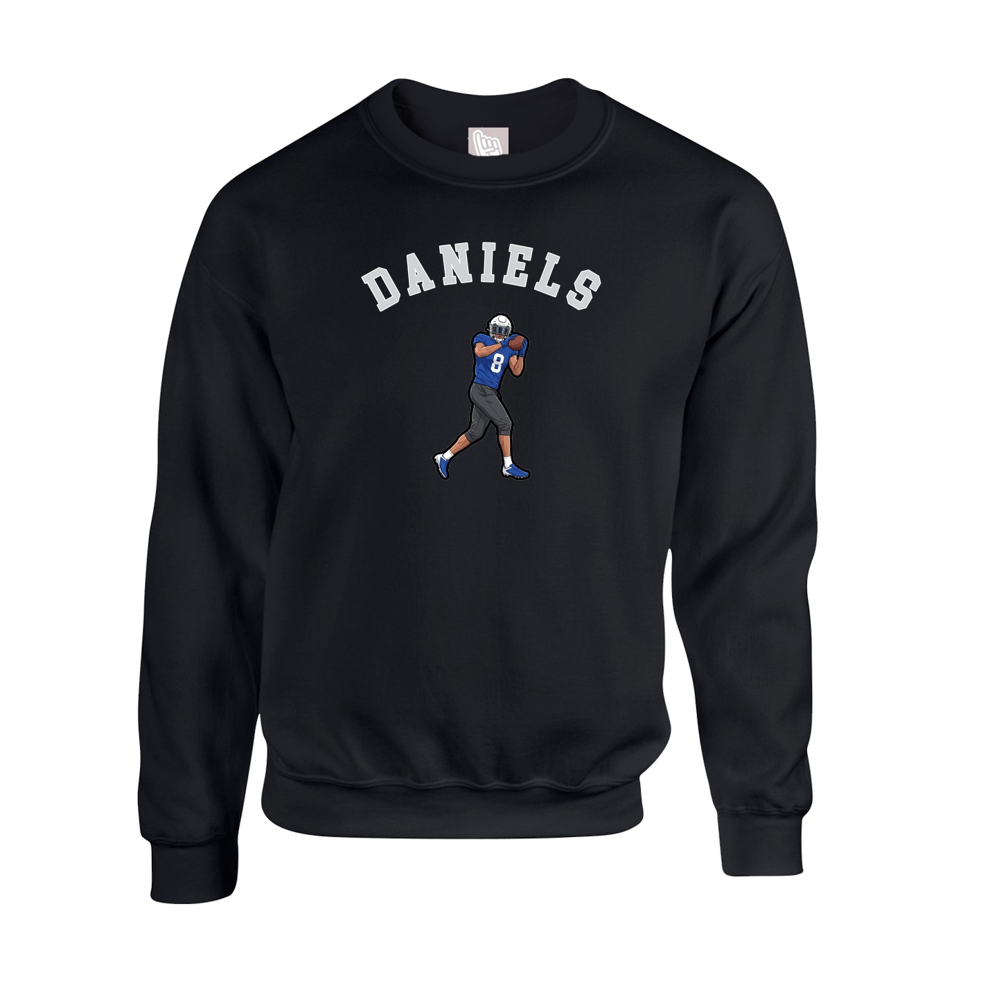 Fleece Crew — Shirsey Arch in Black