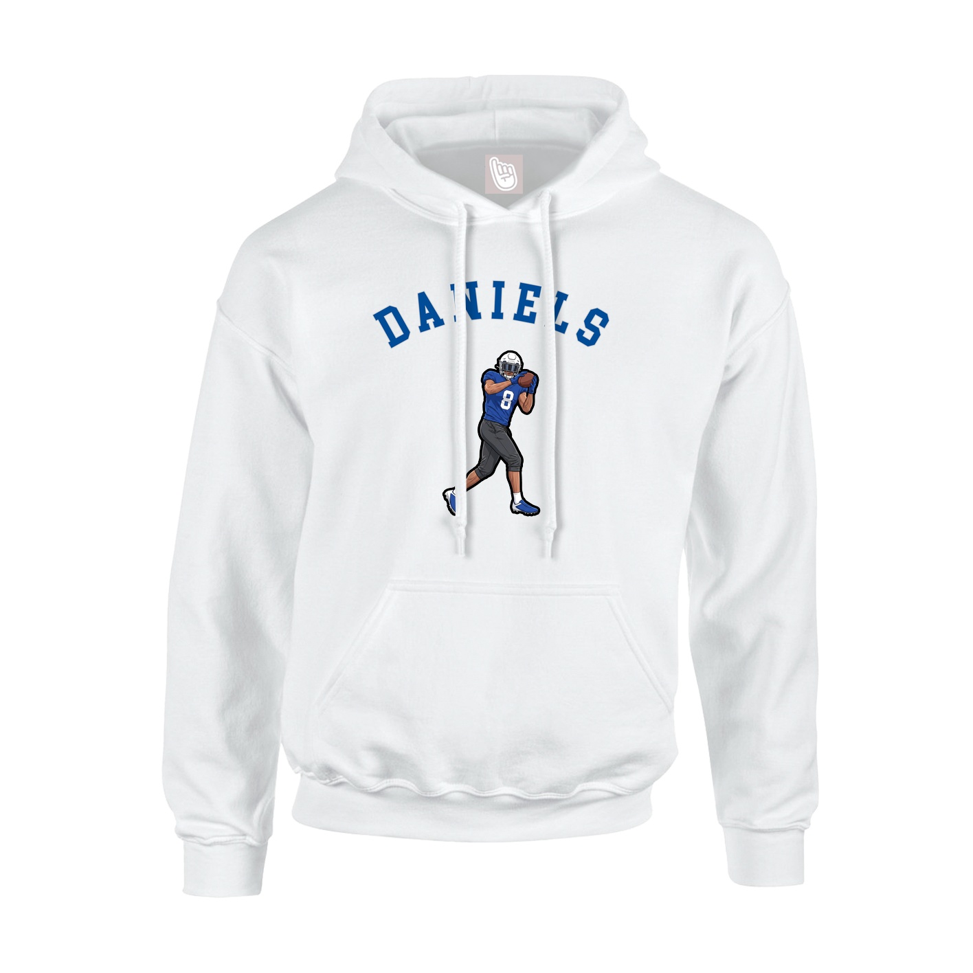 Youth Hoodie — Shirsey Arch in White