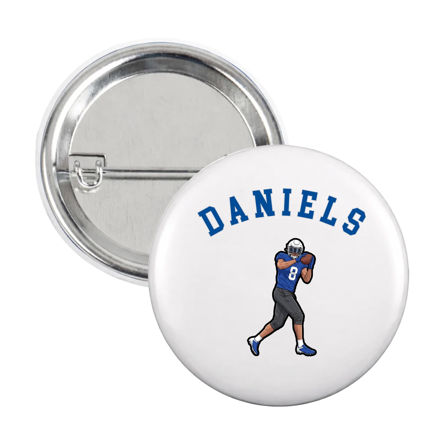 Game Day Button — Shirsey Arch in White