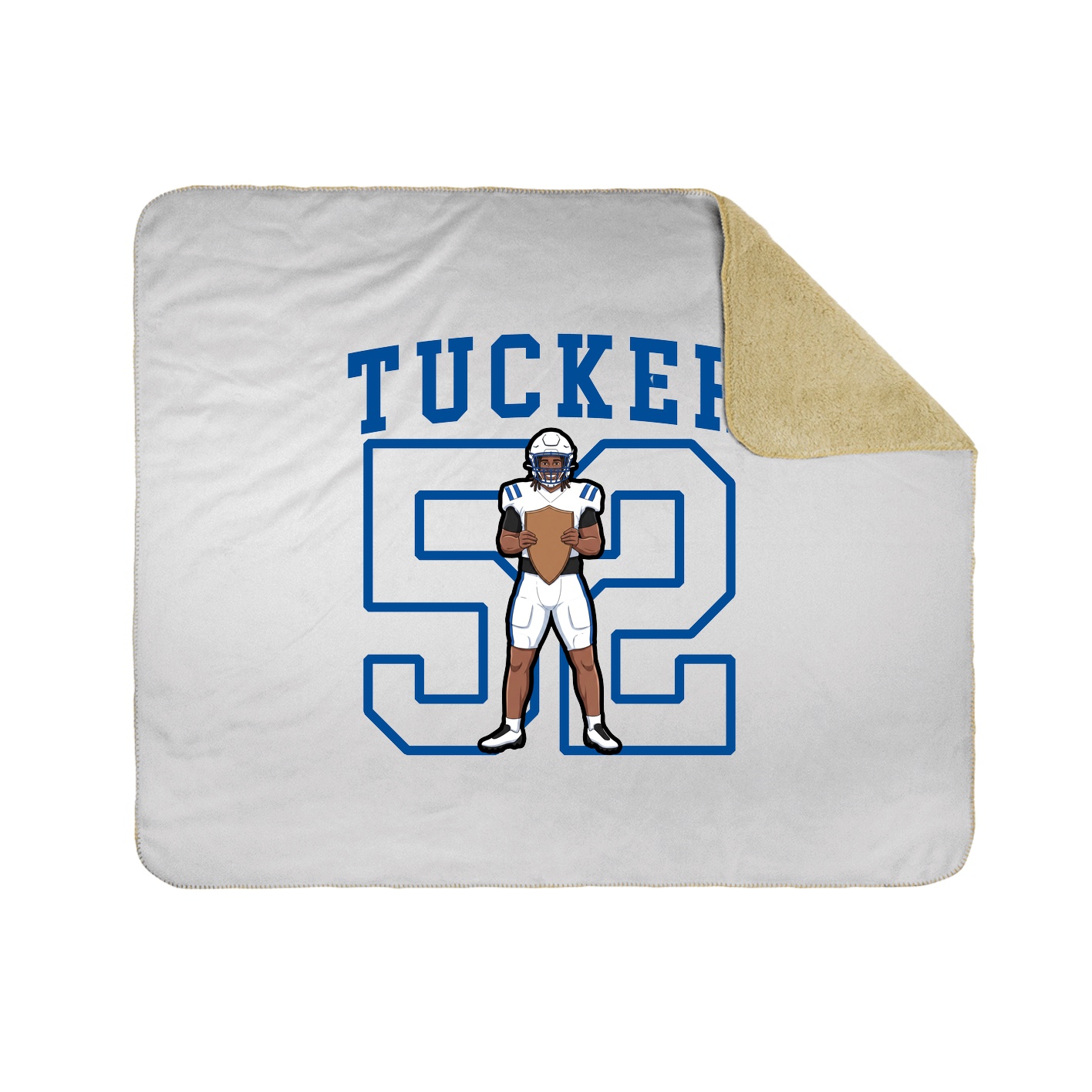 Throw Blanket — Shirsey in White