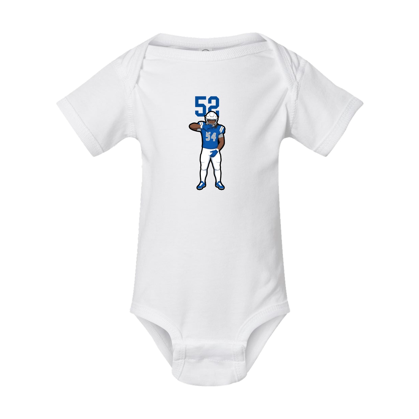 Baby Onesie — Number Top in White