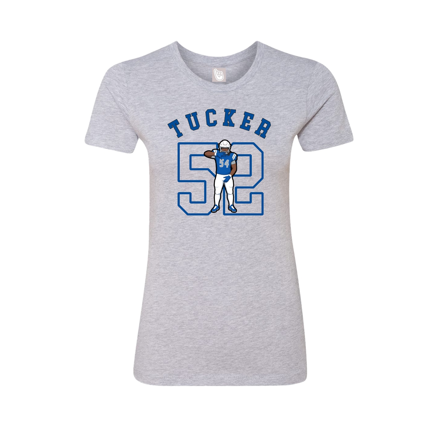 Fitted Women's Tee — Shirsey Arch in Grey