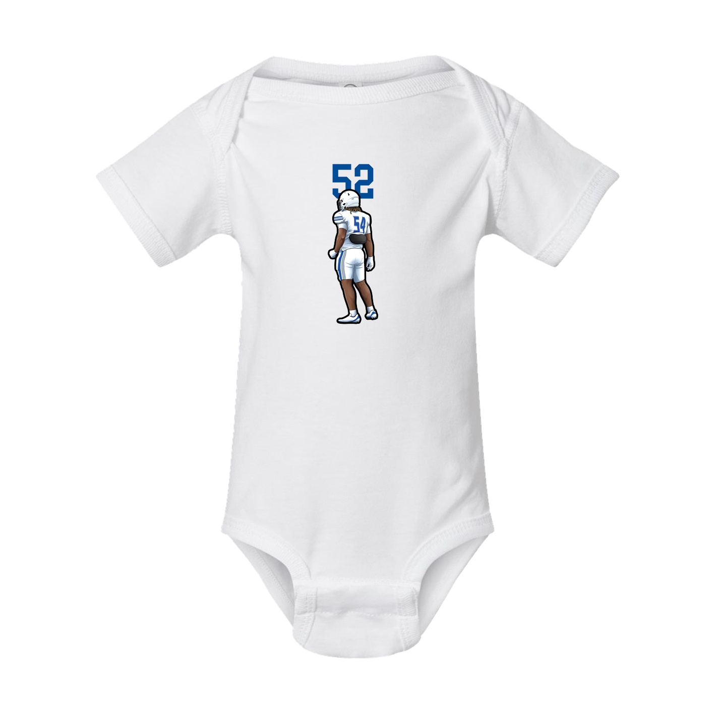 Baby Onesie — Number Top in White
