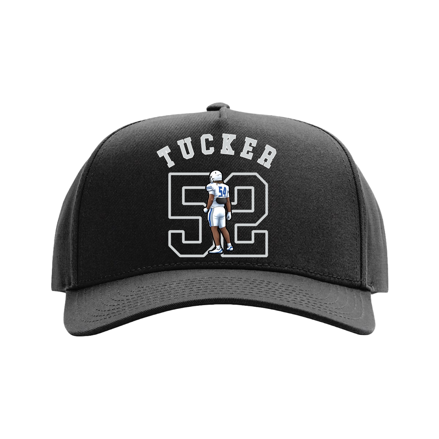 Full Fabric Five-Panel Champ Cap — Shirsey Arch in Black