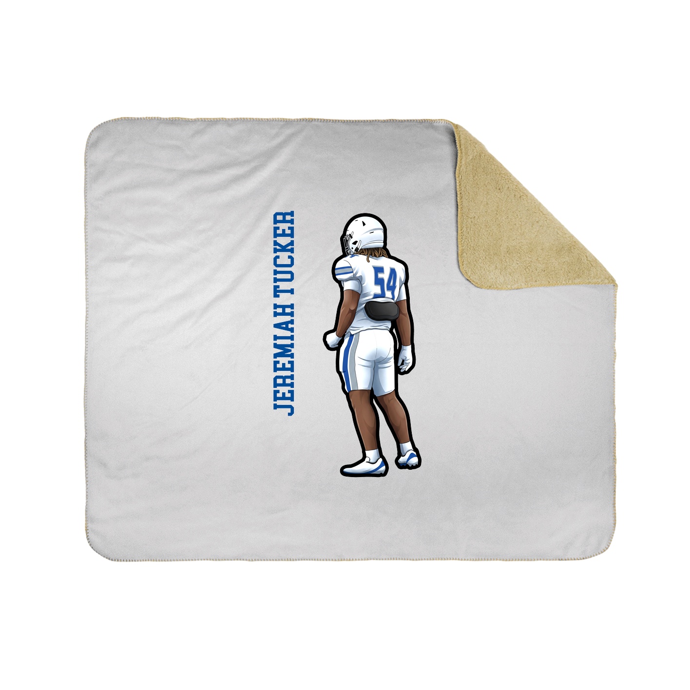 50x60 Sherpa Lined Throw Blanket