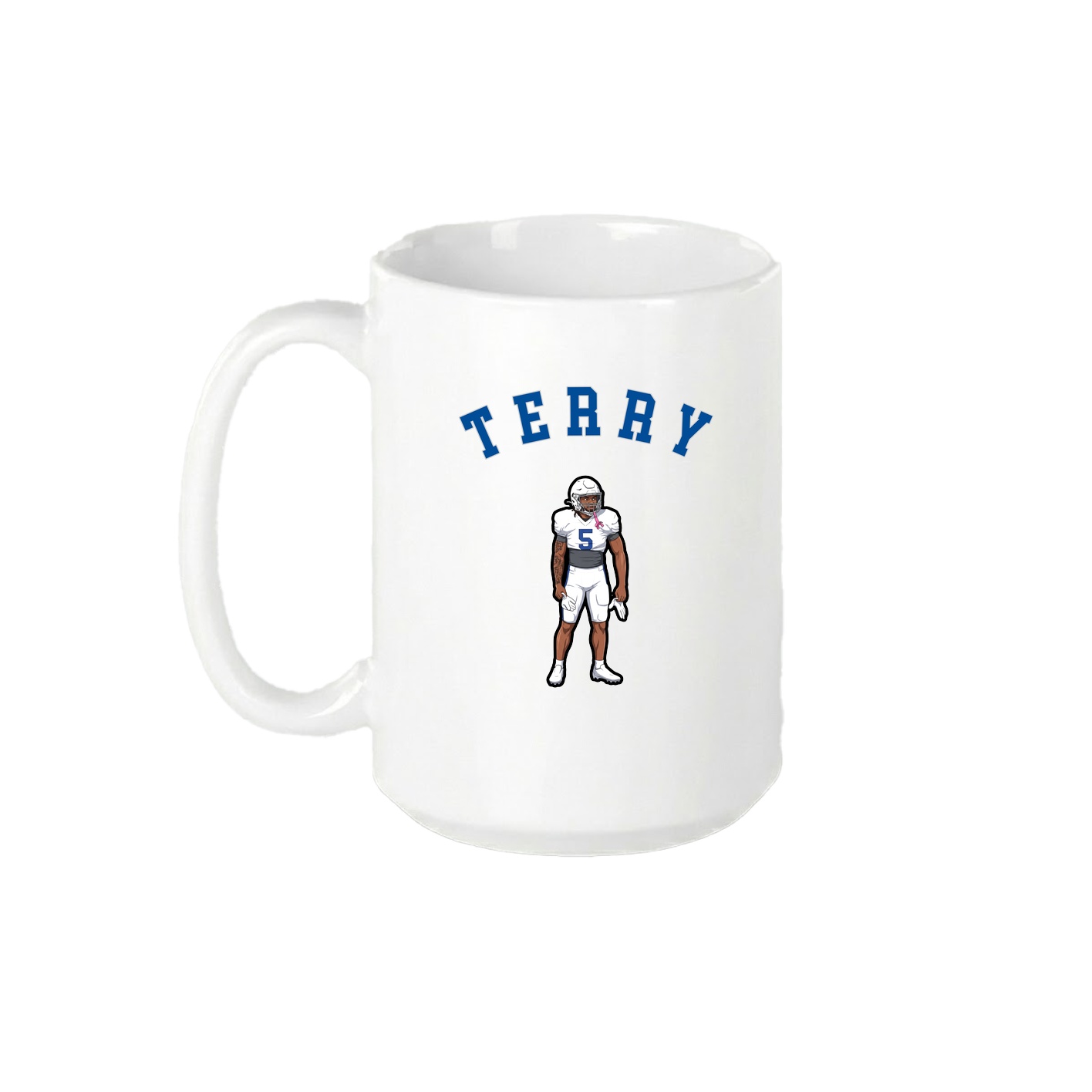 15oz Coffee Mug — Shirsey Arch in White