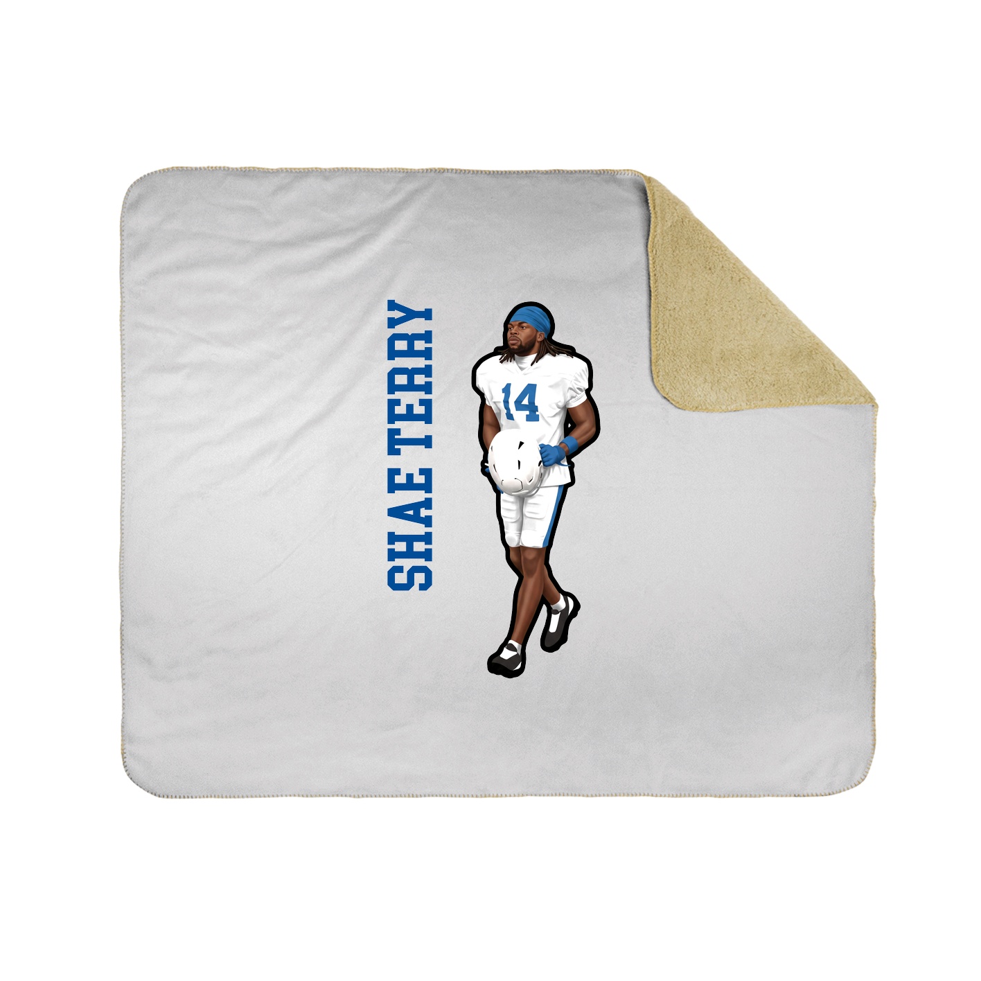 50x60 Sherpa Lined Throw Blanket