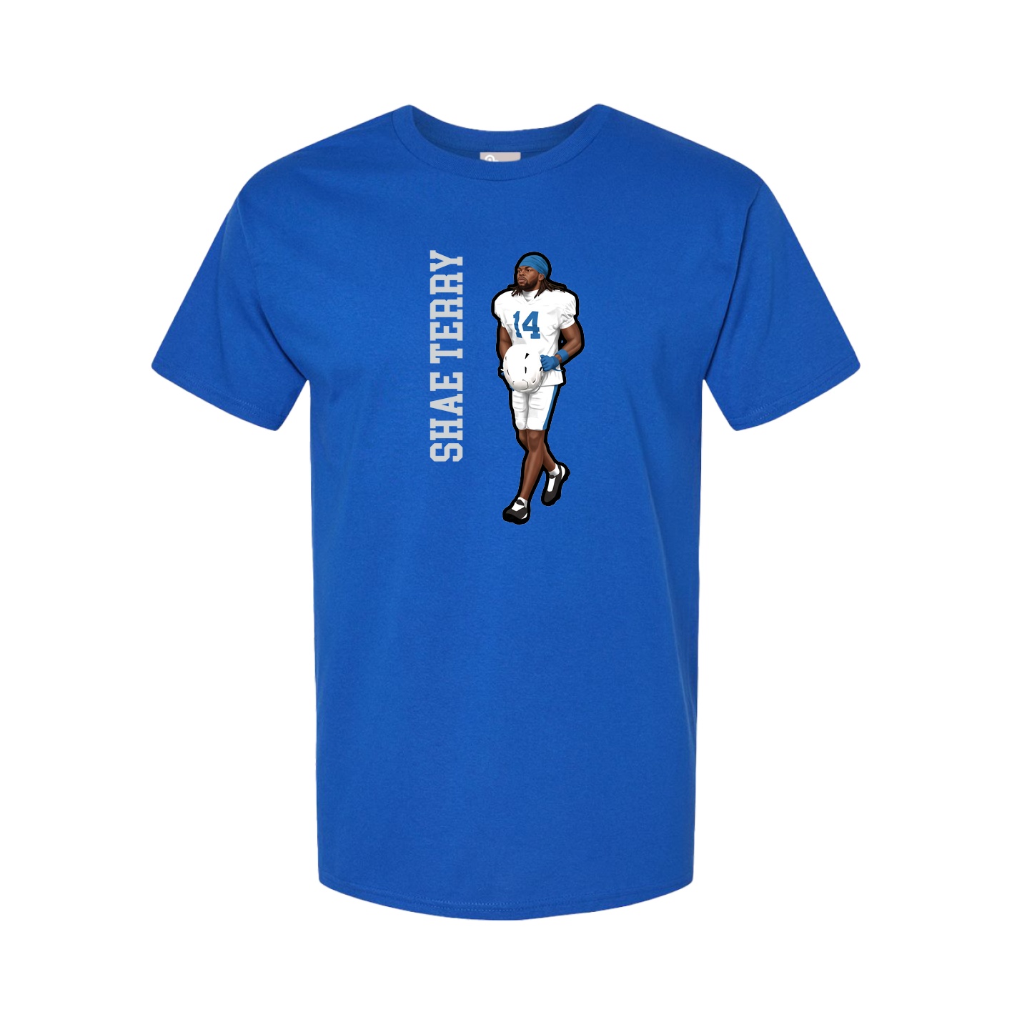 Tee — Name Vertical in Royal