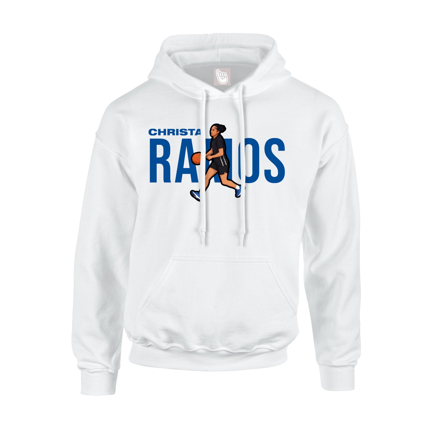 Hoodie — Player Name in White
