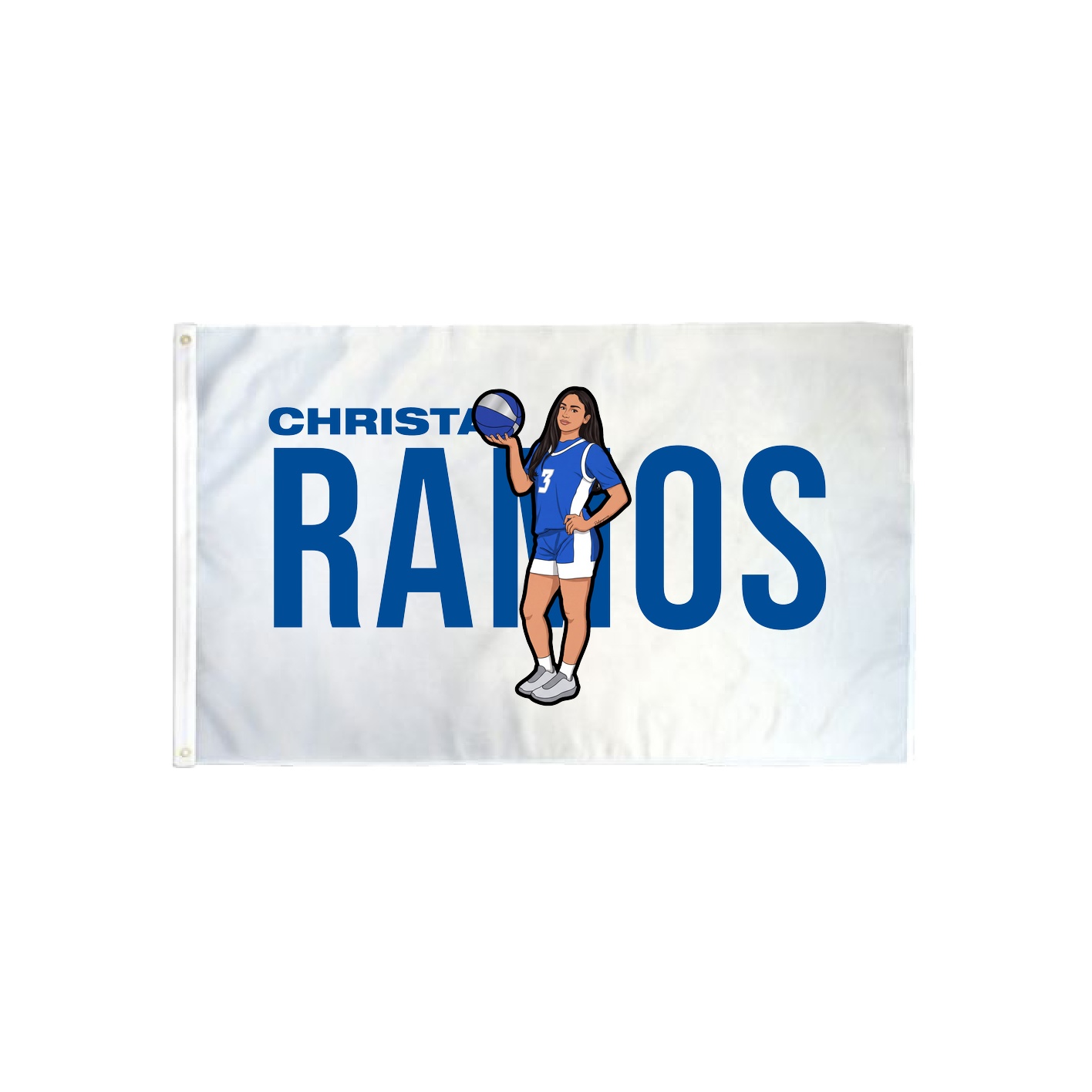 3x5 Flag — Player Name in Classic