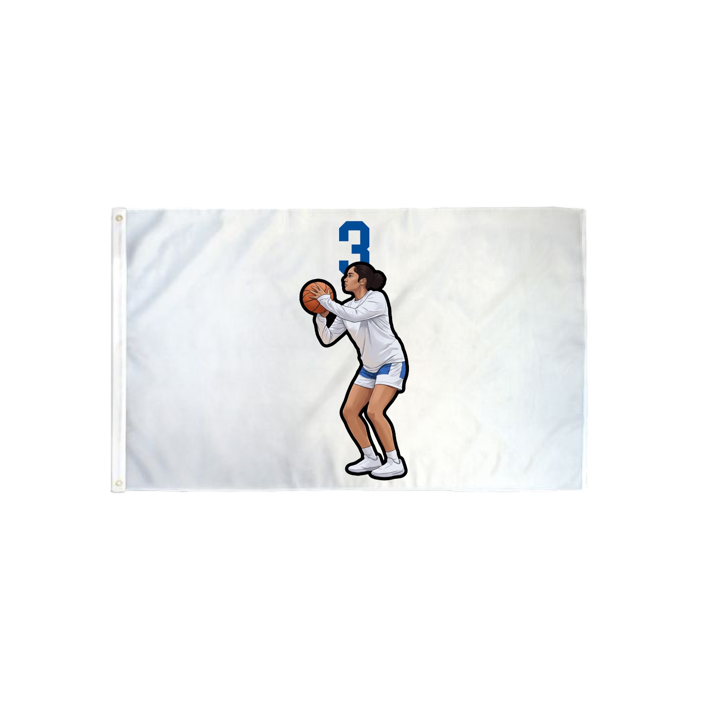 3x5 Flag — Number Top in Classic