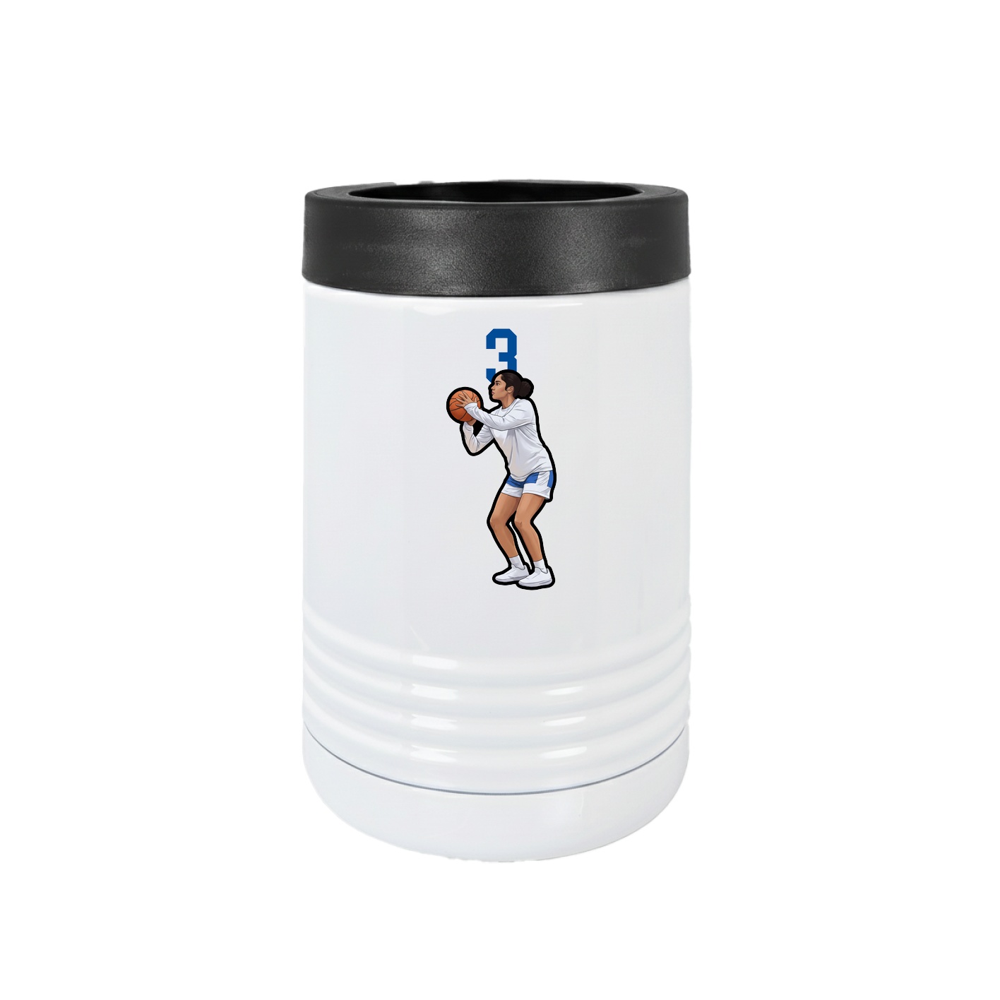 Beverage Holder — Number Top in White