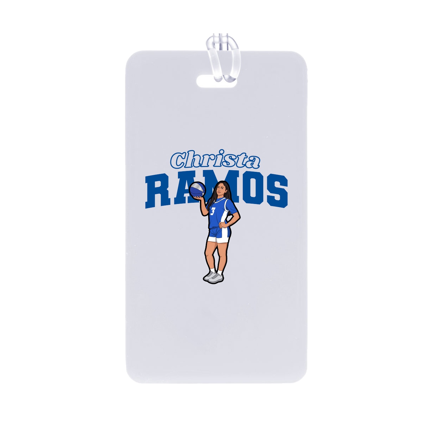 Bag Tag — Name Arch in Classic