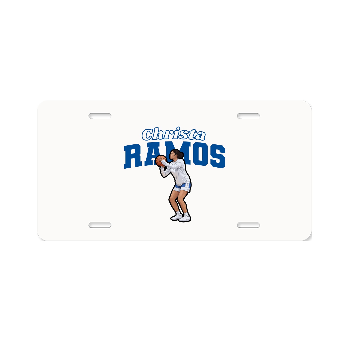 License Plate — Name Arch in Classic