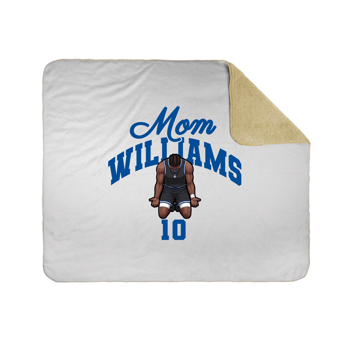 Throw Blanket — Mothers Day Arch in White