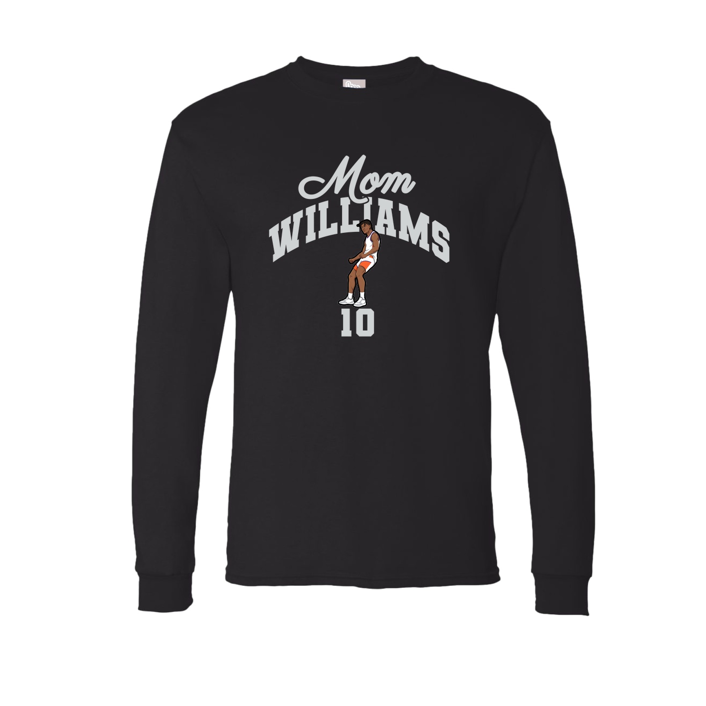 Long Sleeve Tee — Mothers Day Arch in Black