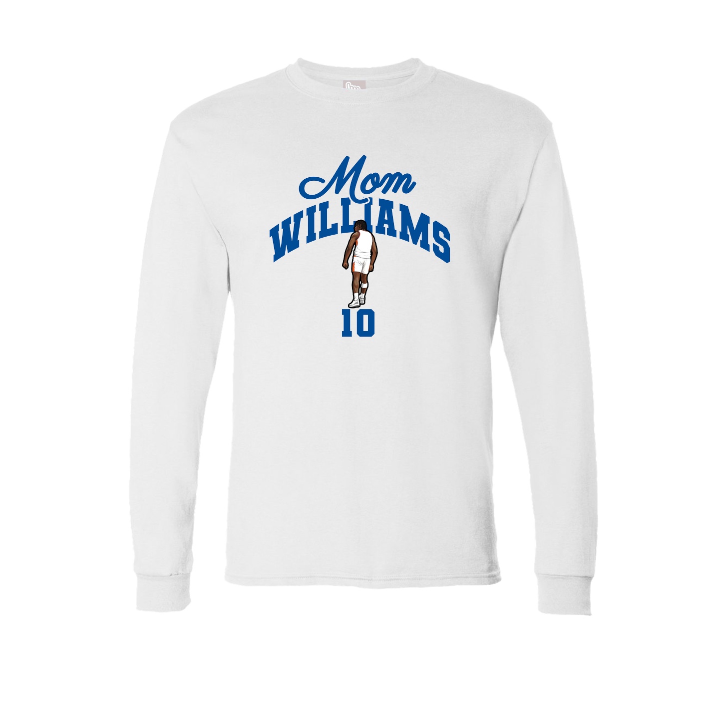 Long Sleeve Tee — Mothers Day Arch in White