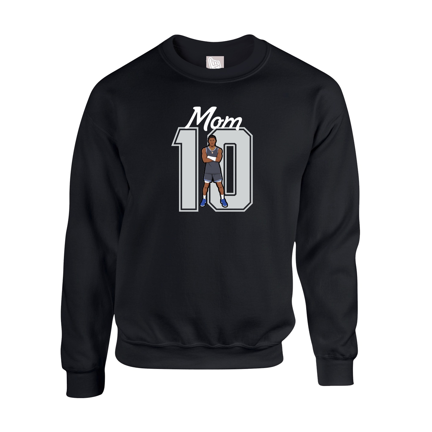 Fleece Crew — Mothers Day Shirsey in Black