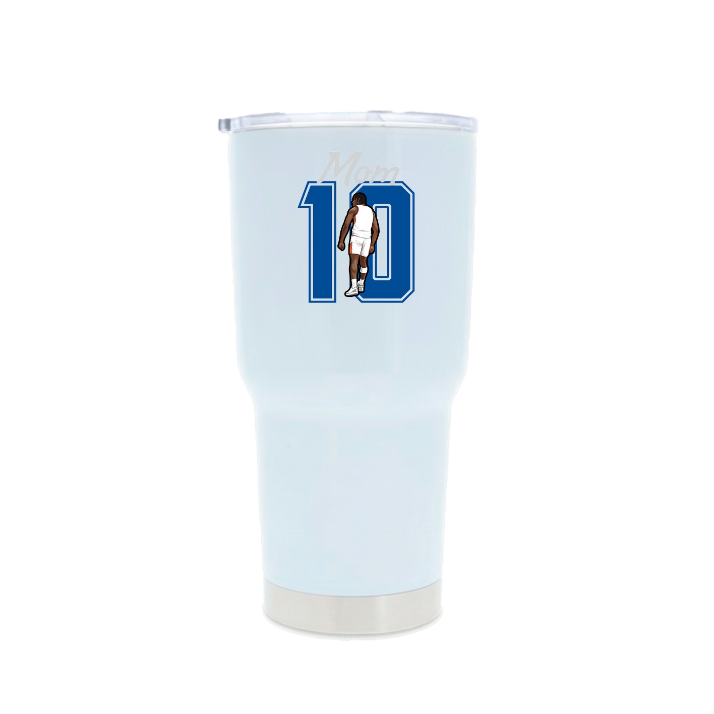 30oz Stainless Steel Tumbler — Mothers Day Shirsey in White
