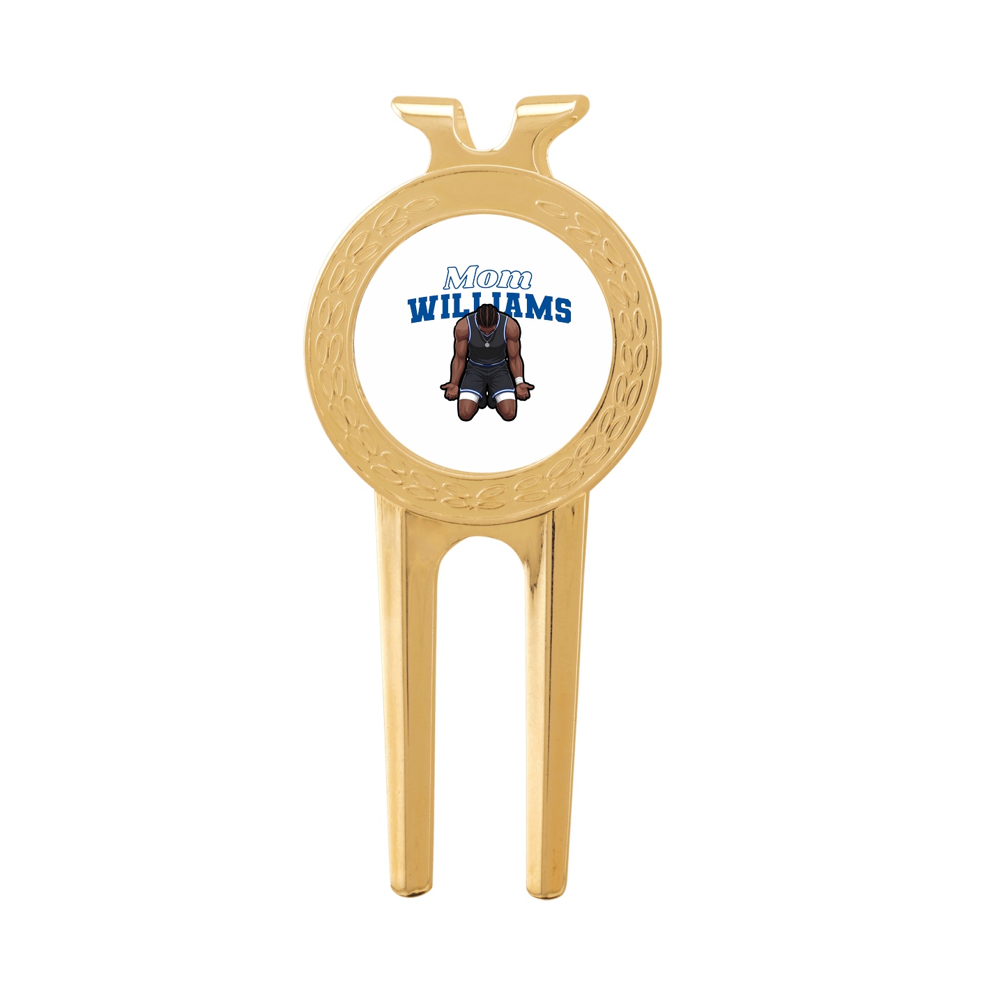 Divot Tool with Ball Marker — Mothers Day Block in Classic