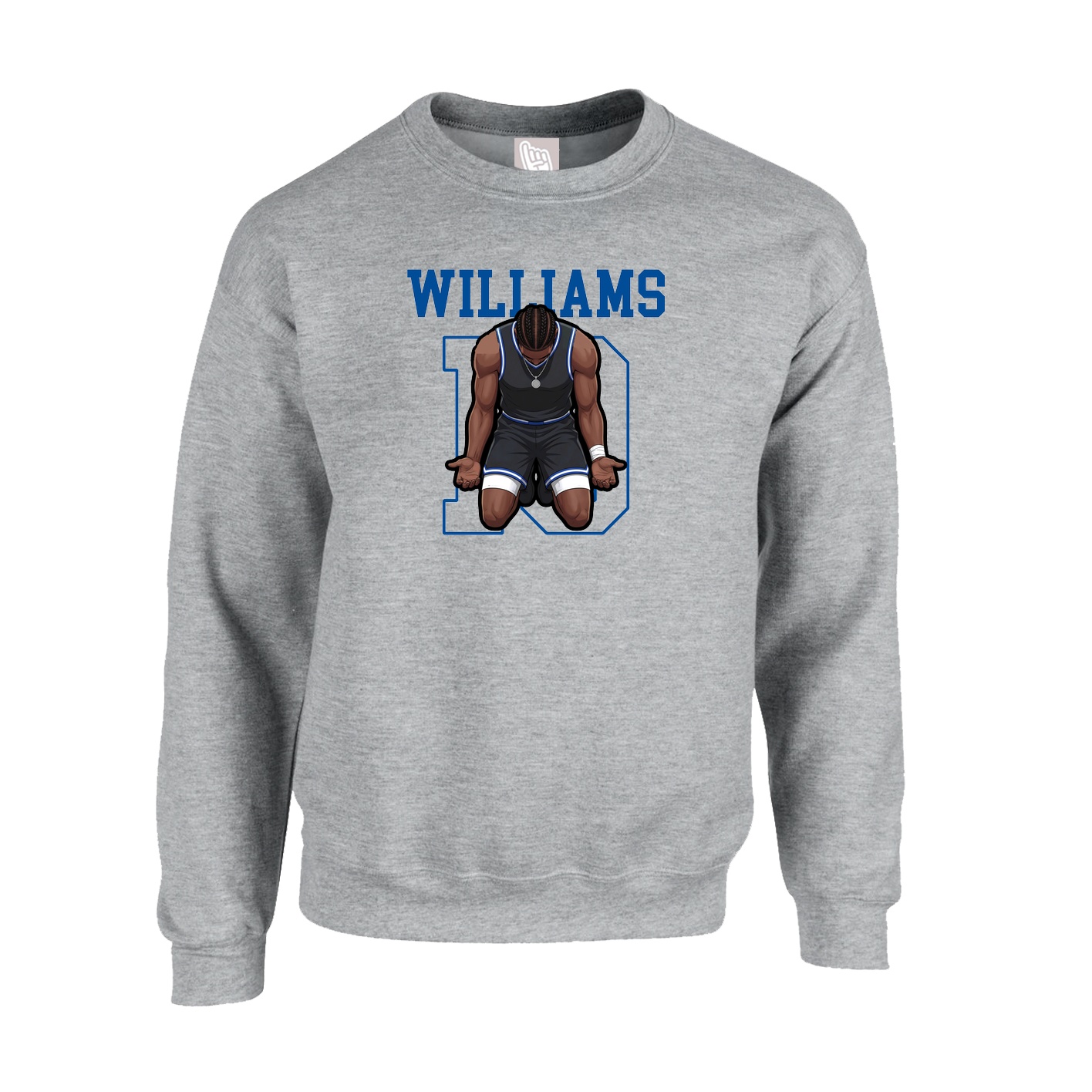 Fleece Crew — Shirsey in Grey