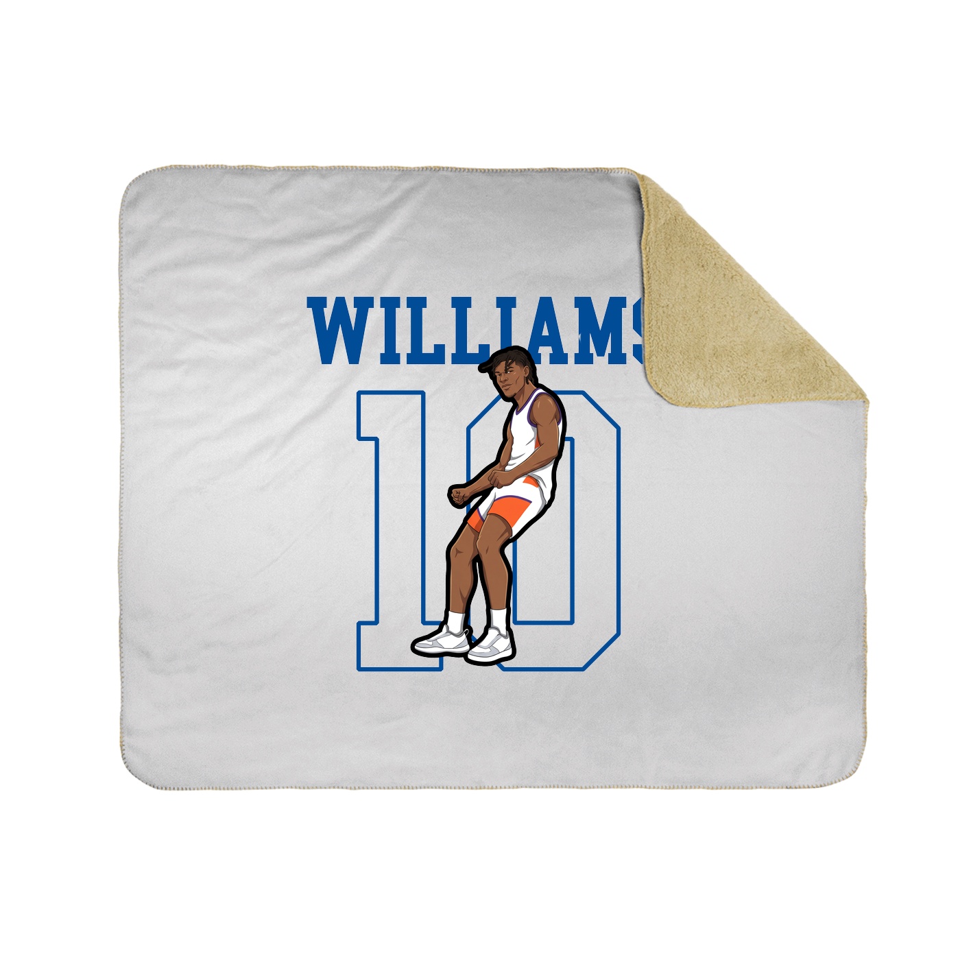 Throw Blanket — Shirsey in White