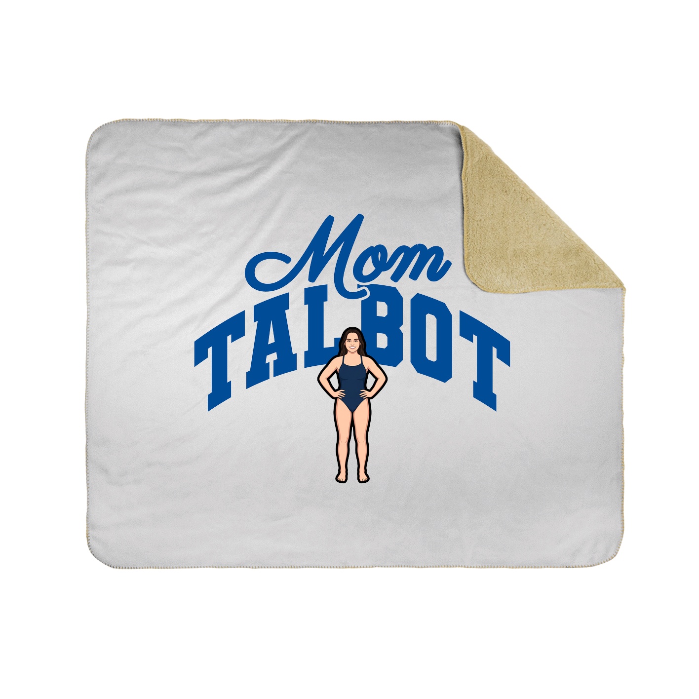 Throw Blanket — Mothers Day Arch in White