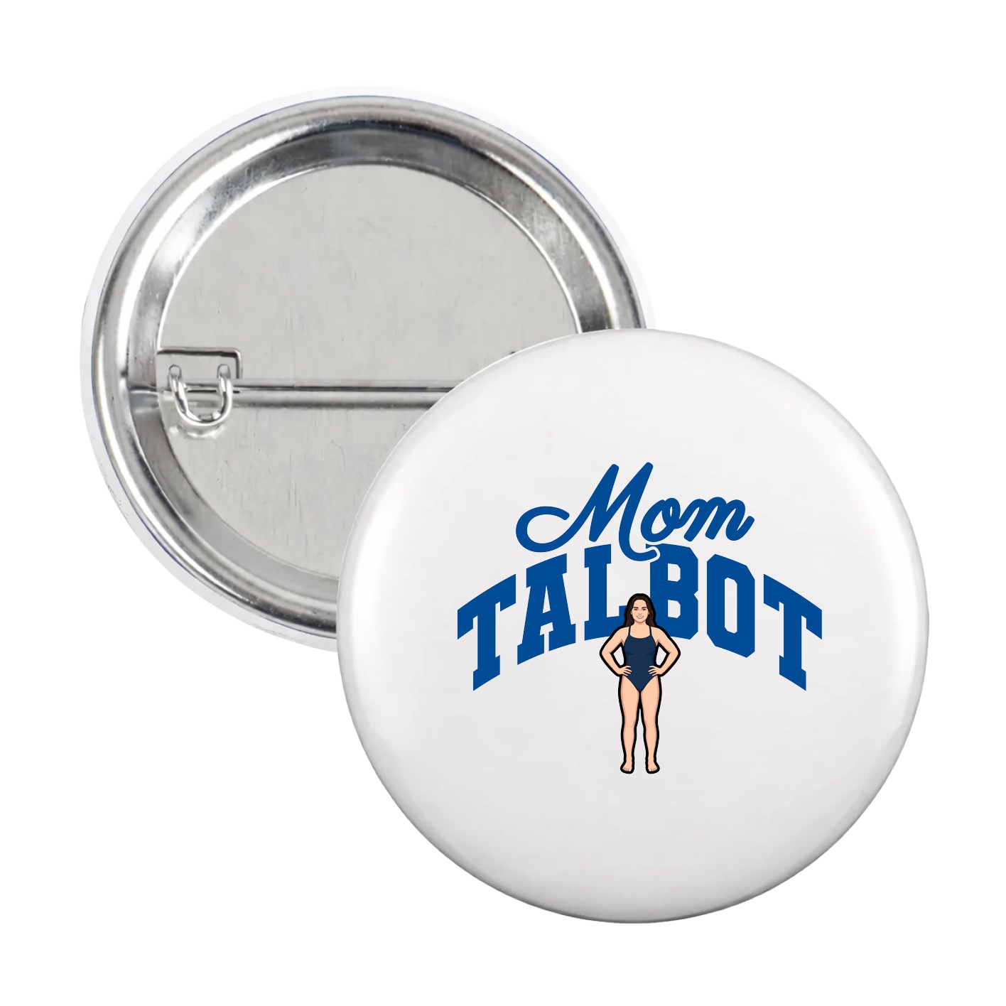 Game Day Button — Mothers Day Arch in White